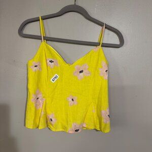zara junior  large crop top  euc